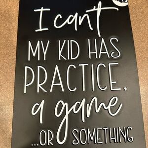 Black and White Quote Sign